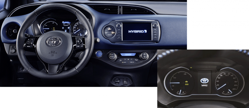 Il restyling dell’abitacolo di Toyota Yaris punta a rinnovare la personalità dell’auto e a renderla più moderna.